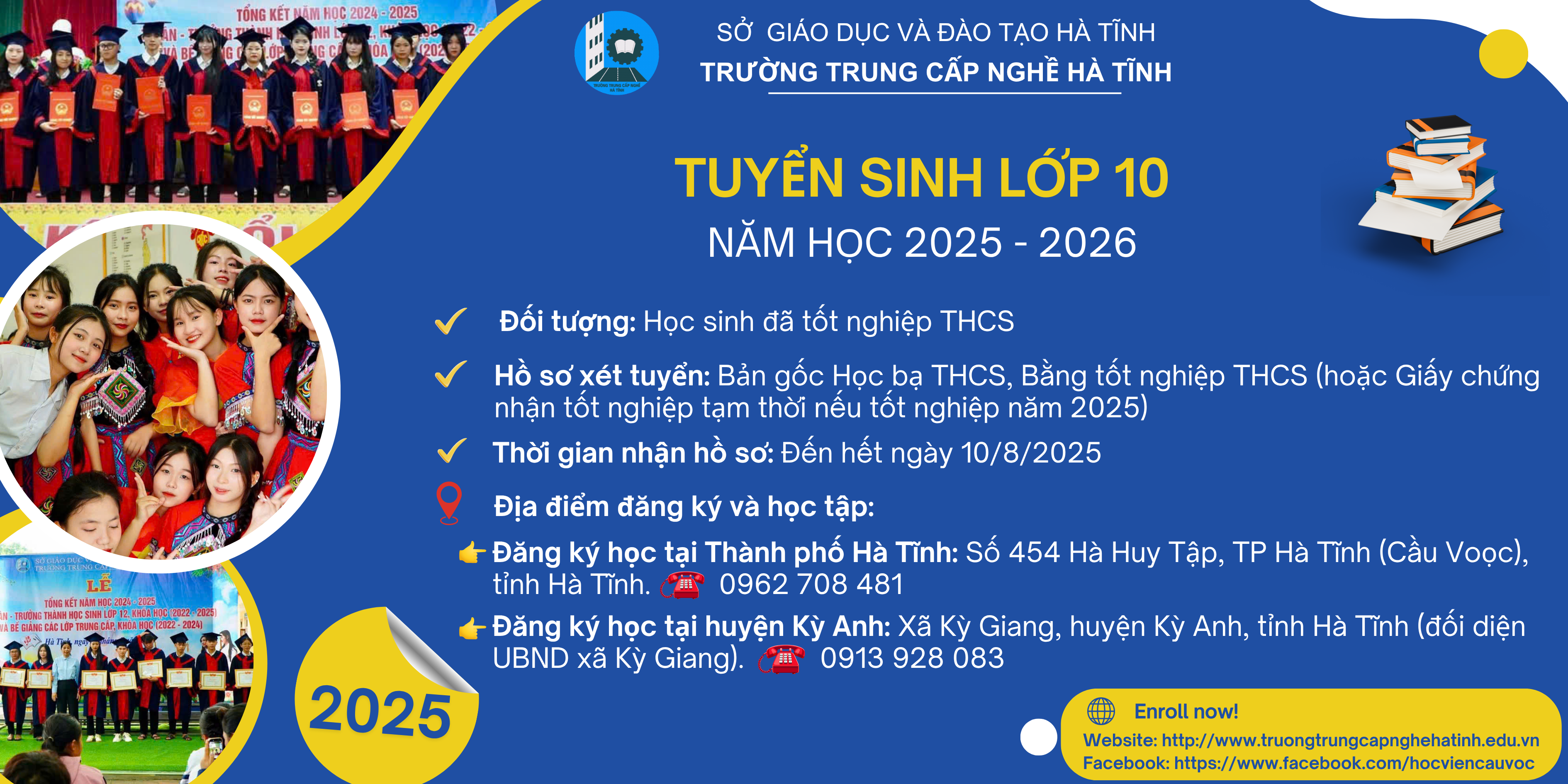 TUYỂN SINH LỚP 10 NĂM HỌC 2025-2026_Cơ sở 1
